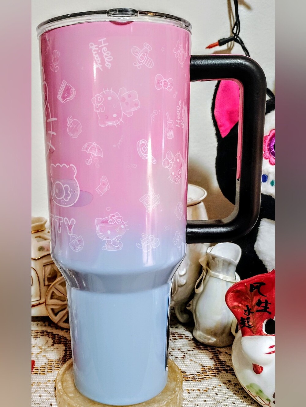 *🩷🩵Hello Kitty 50th Anniversary Icon Tumbler🩵🩷* - Picture 2 of 4